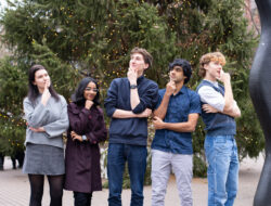 From left to right: Poppy Cairney, Adiya Vatsa, Vaughan Broadhead, Prahalad Srikanthan, Oscar Wills